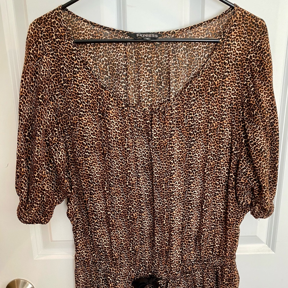 Express Leopard Shirt